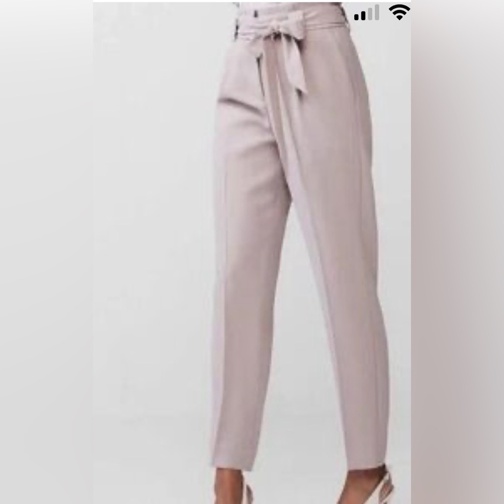 Express Women's Light Pink Ankle High Rise Dress Pants Size 6